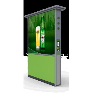 Quality OEM ODM Aluminum Can Recycling Reverse Vending Machine For Downtown for sale