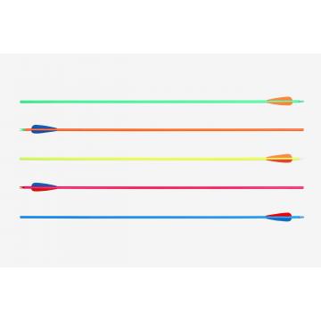 Quality Multi Color Painting Youth Carbon Arrows , Starter Carbon Fiber Arrows for sale
