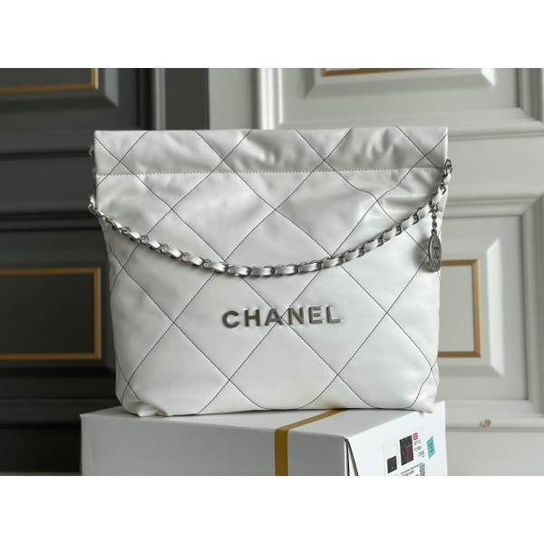Quality 22S Calfskin Navy Chanel 22 "Trash Bag" Small Handbag ODM for sale