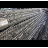 China Welded Seam Spiral Perforated Tube For Filtration 6000mm Length Round Hole factory