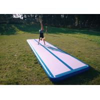 China EN71 Inflatable Air Track 20'X3.3'X4''(6*1*0.1m) Or Custom Made Gymnastics Equipment Tumble Track factory