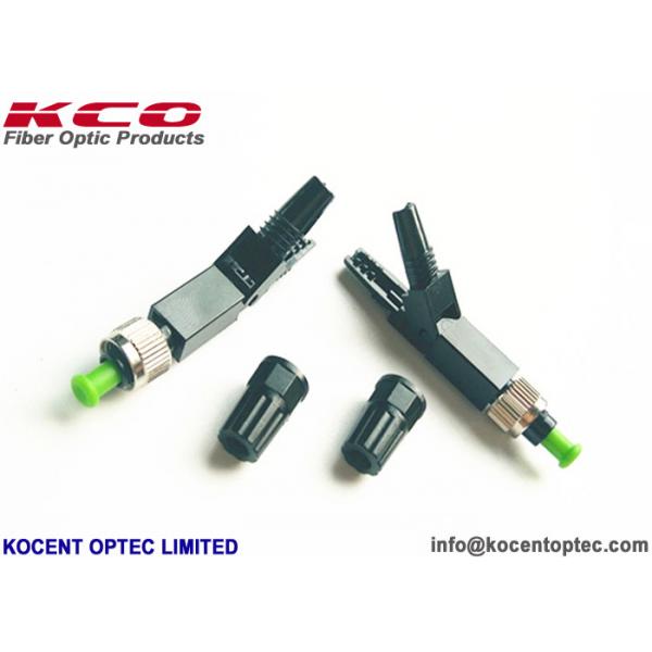 Quality SM Monomode Fiber Optic Fast Connector FC UPC APC FTTH Quick Field RoHS Approval for sale