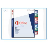 China DVD + Key Card Microsoft Office Professional 2013 Retail Box 32 Bit 64bit 100% Activation Online factory