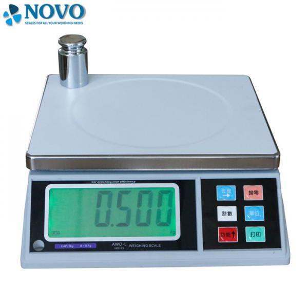 Quality ABS Plastic Digital Weighing Scale , Digital Weight Meter 1g Accuracy for sale