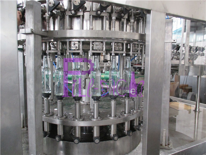 China 3 in 1 Glass Bottle Beer Washing Filling Sealing Machine , Bottle Beer Filling Line factory