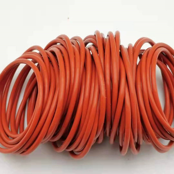 Quality Red Rubber O Rings SI Silicone Rubber Seal Heat Resistant AS568 JIS Standard for sale