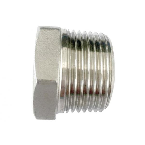 Quality 2 Mpa 316 stainless steel npt, bsp, bspt threaded 3/8" inch hexagon plug for sale