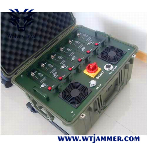 Quality Fan Cooled Rack Enclosure 600W Anti Drone Jammers for sale