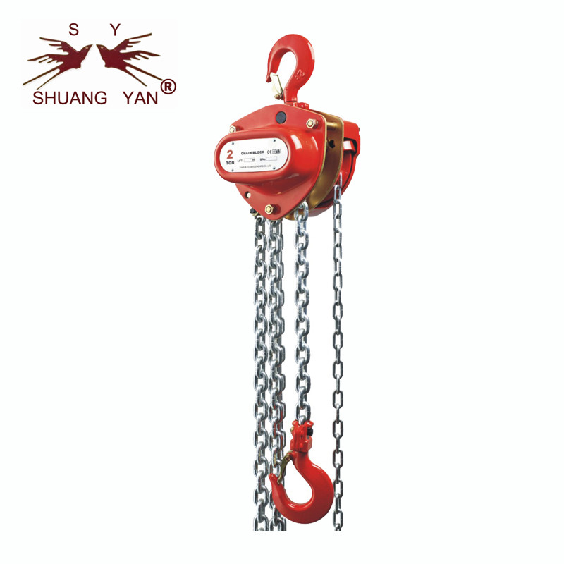 China NEW LIFTING HAND TOOL!!! Triangle Lifting Single Chain Hand Chain Block 2T*3M HSZ-D factory