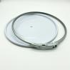 China White Color Drum Lid White Gold Lacquered Lock Ring Easy Open Custom Logo, making new mold according to requirements factory