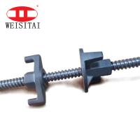 China Hot Rolled Metal Scaffolding Parts Threaded 45# Steel Concrete Tie Rod for sale