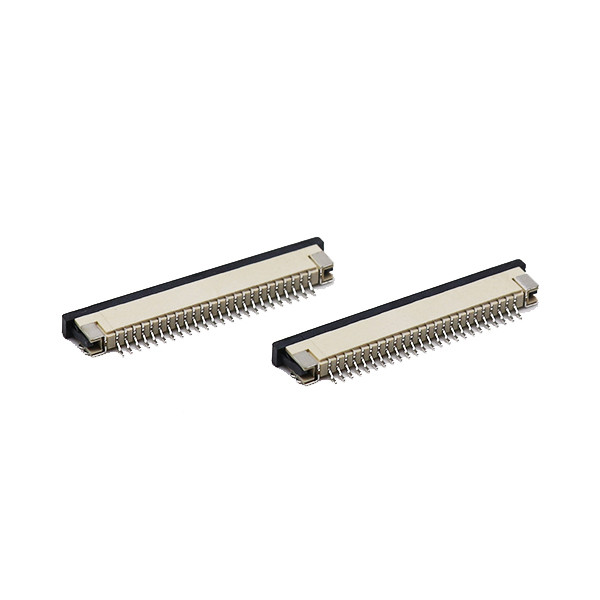 Quality 20 Pin SMT ZIF FFC FPC Connector 40 Pin 1.0mm Pitch 2.0mm Height for sale