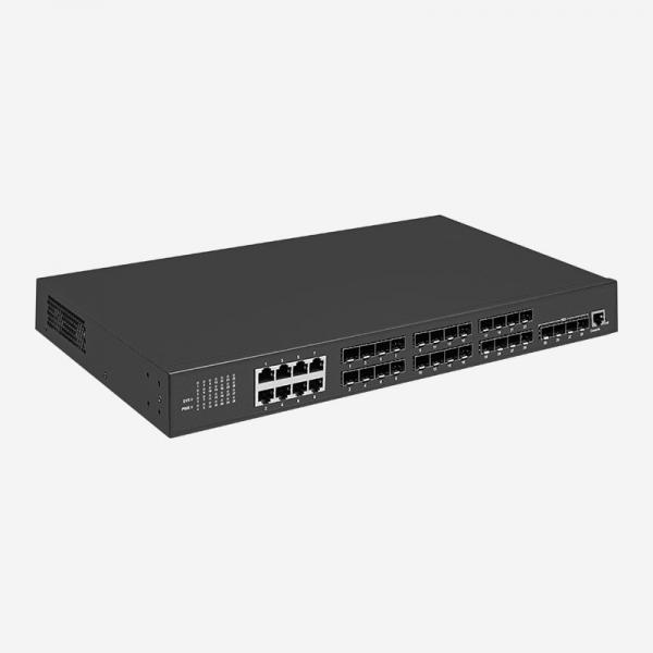 Quality Web-Based GUI Management 10gb Layer 3 Switch With 16G SFP 4 10G SFP+ And 8G Combo Ports for sale