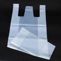 Quality 18" X 8" X 32" Plastic Disposable Bag Extra Large Gray T Shirt Take Out Bags for sale