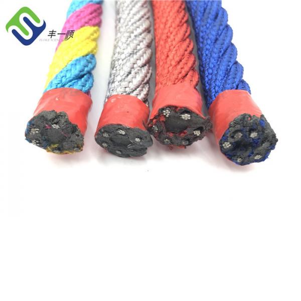 Quality 8mm - 12mm Playground Combination Rope Anti UV PP Polyester Nylon for sale