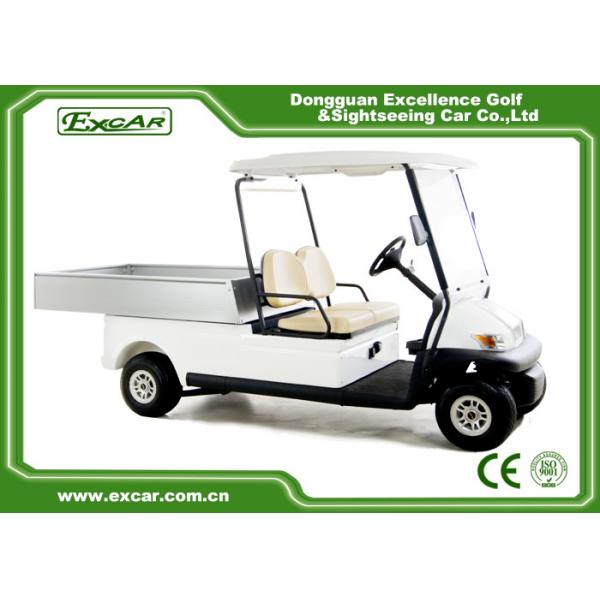 Quality Trojan Battery Powered Electric Utility Carts 2 Seater Golf Cart Utility for sale