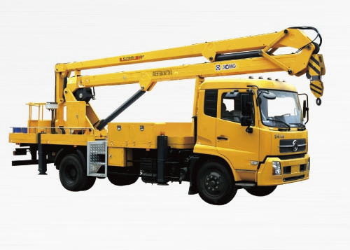 China Durable XCMG Basket Truck Mounted Lift , 5 Ton Aerial Platform Truck factory