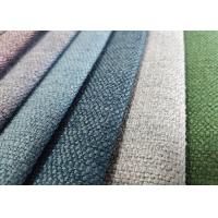 Quality Blackout Linen Sofa Fabric , 145cm Woven Upholstery Fabric for sale