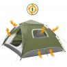 China Dome Instant 4 Person Pop Up Tents With Sidewalls factory