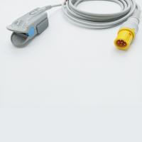 China 3.0m Cable Adult Finger Clip Monitor Spo2 Sensor 6 PIN No Sterile factory