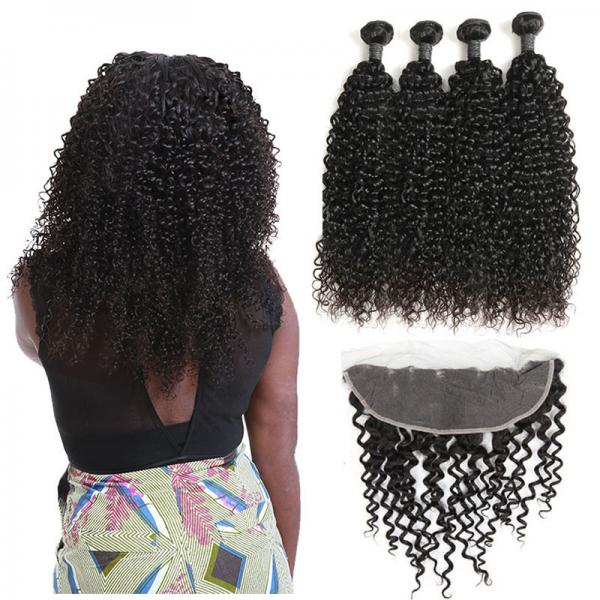 Quality 9A Real Malaysian Virgin Hair Extensions , 100 Virgin Malaysian Curly Hair for sale
