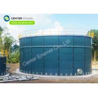 Quality Epoxy Coated Steel Leachate Storage Tanks Customized Color for sale
