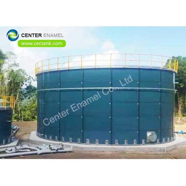 Quality Epoxy Coated Steel Leachate Storage Tanks Customized Color for sale