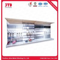 Quality 2.1m 0.9m Hardware Store Display Racks 100kgs Powder Coated Wire Shelving for sale