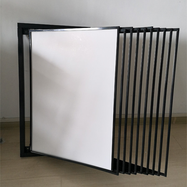 China 10 Panel Knock Down Swing Poster Frame Stand Wall Mounted 20 View Poster for sale