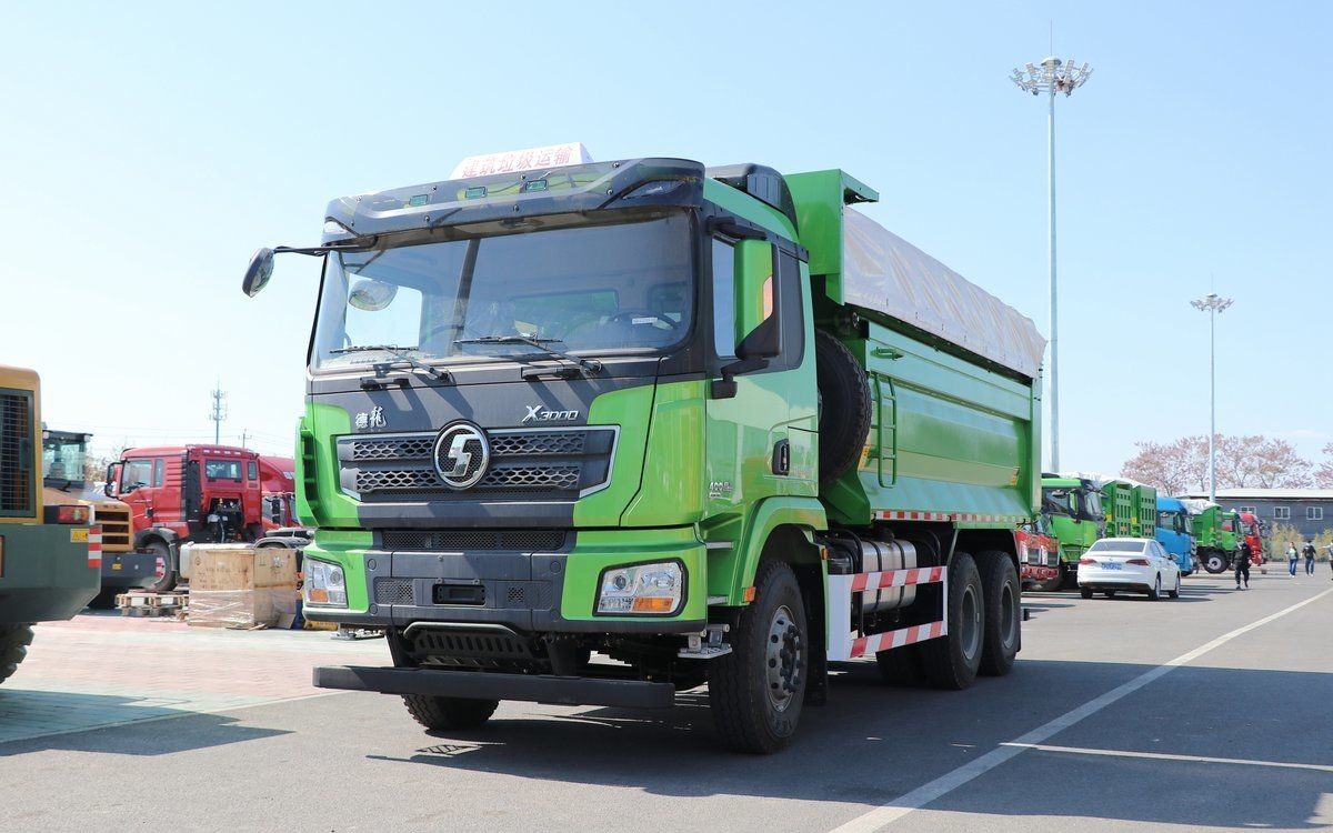 China Delong X3000 Elite 430hp 6X4 Heavy LNG Tipper Dumper Truck 5.8m factory
