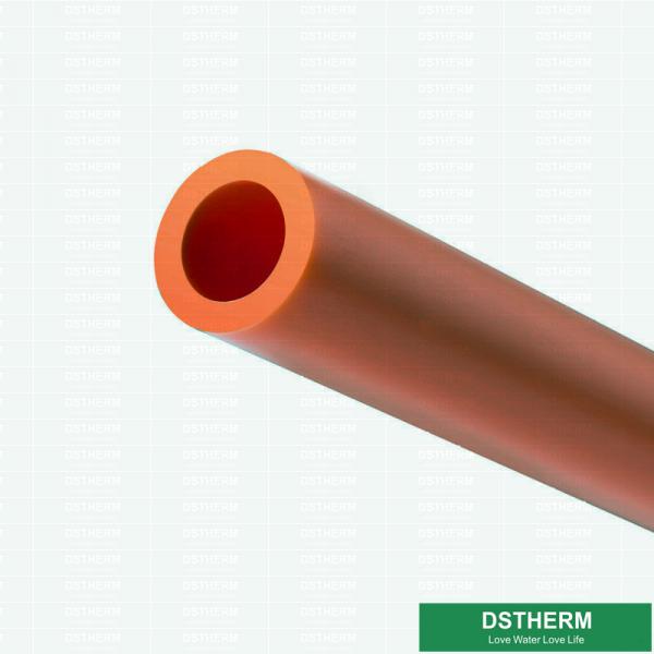 Quality Orange Color Plastic PPR Pipe Heavier Weight Anti - Filthy Compression for sale