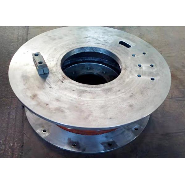 Quality Gray Carbon Steel Cable Winch Drum Lebus Grooved For Mining for sale