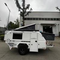 China 1500kg Lightweight Off Road Travel Trailer Tent Trailer Aluminum CE factory