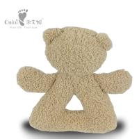 China OEM ODM Infant Educational Soft Toys MultiShaped Stuffed Animal Rattle 16cm factory
