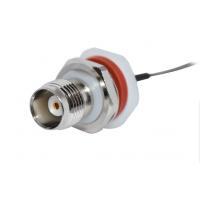Quality 1.37mm Micro Coaxial 50 Ohm Bulkhead TNC Straight Crimp Jack type RF Connector for sale