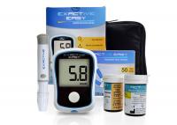 China Exactive Easy Blood Glucose Meter kit with 50 Test strips &amp; Lancets Diabetes Kit factory