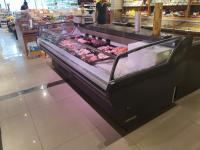 China Commercial Open Top Refrigerated Meat Display Cases / Meat Showcase Refrigerator factory