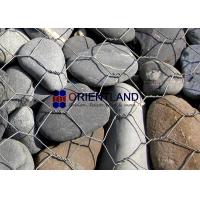 Quality Customized Size Gabion Mesh Cage , Curved Gabion Baskets High Rigidity for sale