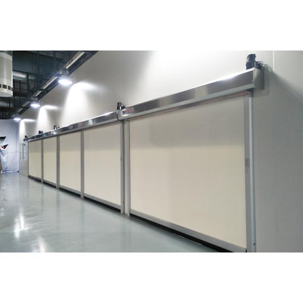 Quality Anti-electrostatic Fabric Roll up Door , High Frequency Smooth Opening Speed 1.5m/s for sale
