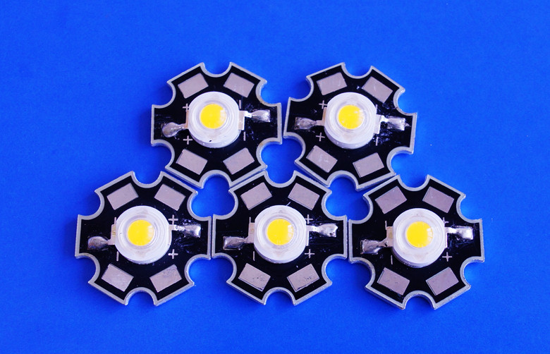 China 120LM 1w High Power Led Chip With Bridgelux Chip , Warm White factory