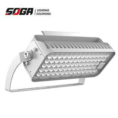 Quality 175lm/W Tennis Court Waterproof LED Flood Lights Asymmetric Streamlined for sale