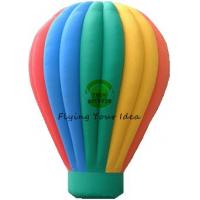 China Customized Color Inflatable Advertising Balloon With Air Balloon Shape For Trade Fair factory