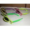 China Cyan / red / blue diffraction 3d fireworks glasses lense for travel site factory