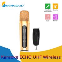 China Uhf Wireless Echo Microphone Singing Best Karaoke Handheld Microphone MIC For Mini Amplifier Speaker From China Shenzhen factory