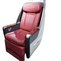 China Single Luxury VIP Seat for High Speed Railway with Function of 180 Degree Laying Down factory