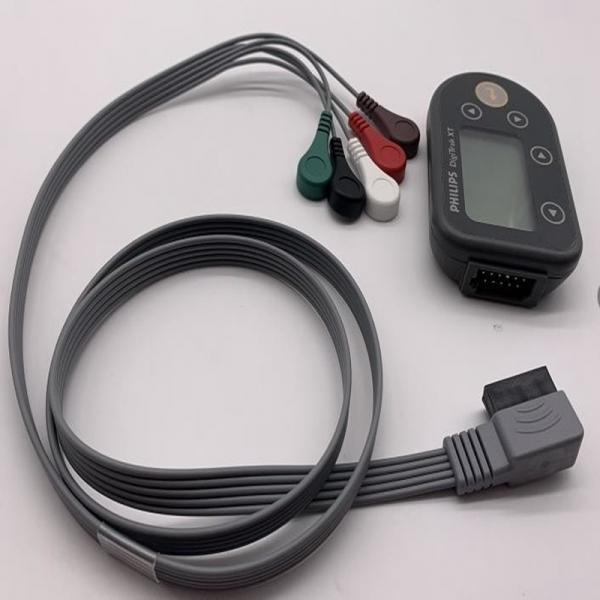 Quality Reusable Medical ECG Lead Wire , AHA M4725A Plus Holter Cable for sale