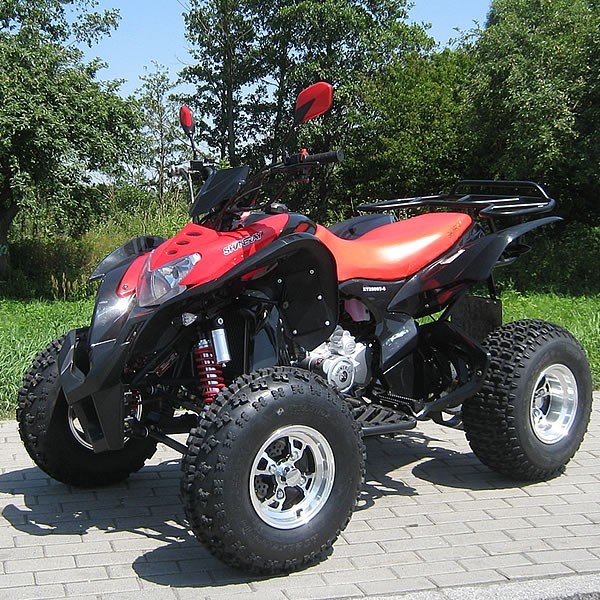 Quality 250cc Extra Large Size Four Wheel Atv With Electric Start System Black for sale
