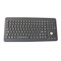 China Medical Silicone Rubber Keyboard Rectangular Keys With 25mm Optical Trackball factory