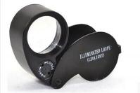 China Promotion Jewelry Loupe with LED light and Magnification of 10X and Size of lens is 25mm factory