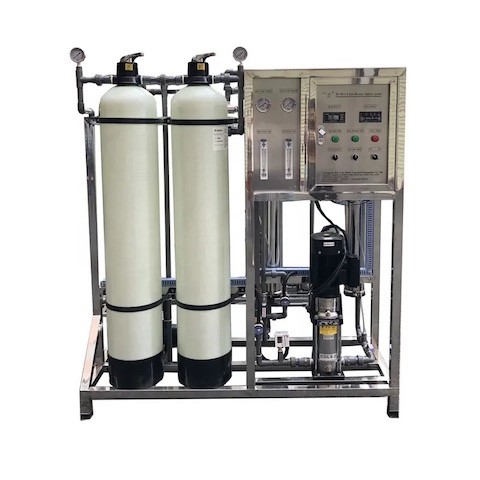 Quality Reverse Osmosis Ro Water Treatment Plant 500LPH With FRP SS034 Tank for sale